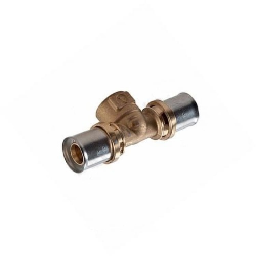 Тройник для PE-X латунный RM154 Дн 20х1/2"х20 ВР пресс Giacomini Италия Тройник для PE-X латунный RM154 Дн 20х1/2"х20 ВР пресс Giacomini Италия
