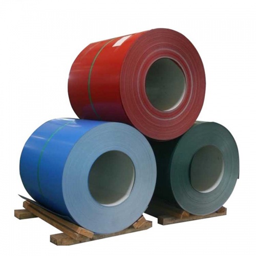 Рулон оцинкованный с полимерным покрытием (окрашенный) 0.45x1250 RAL 5002 Zn120 2кл.