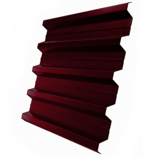 Профнастил Н60 RAL 3005 винно-красный 0,5 мм Satin Grand Line