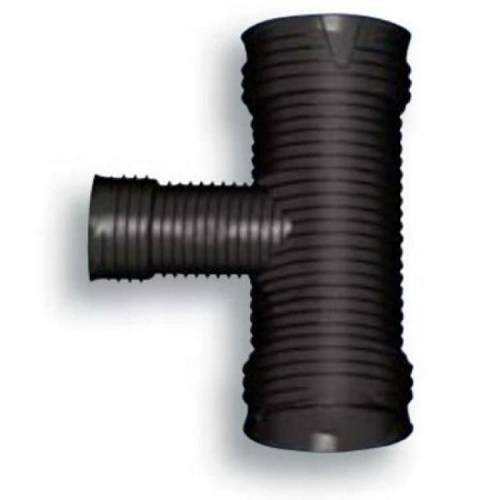 Тройник редукционный Wavin X-Stream гофрированный 250x150х45°